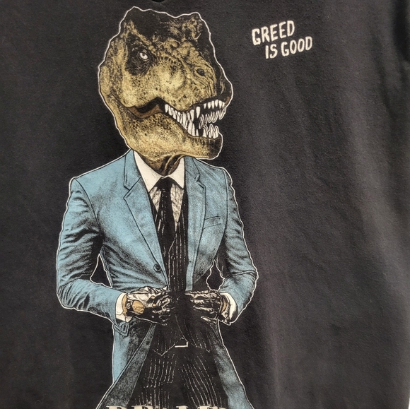 Vintage Dom Rebel - Black V-Neck t-shirt- Size L - Picture 2 of 6